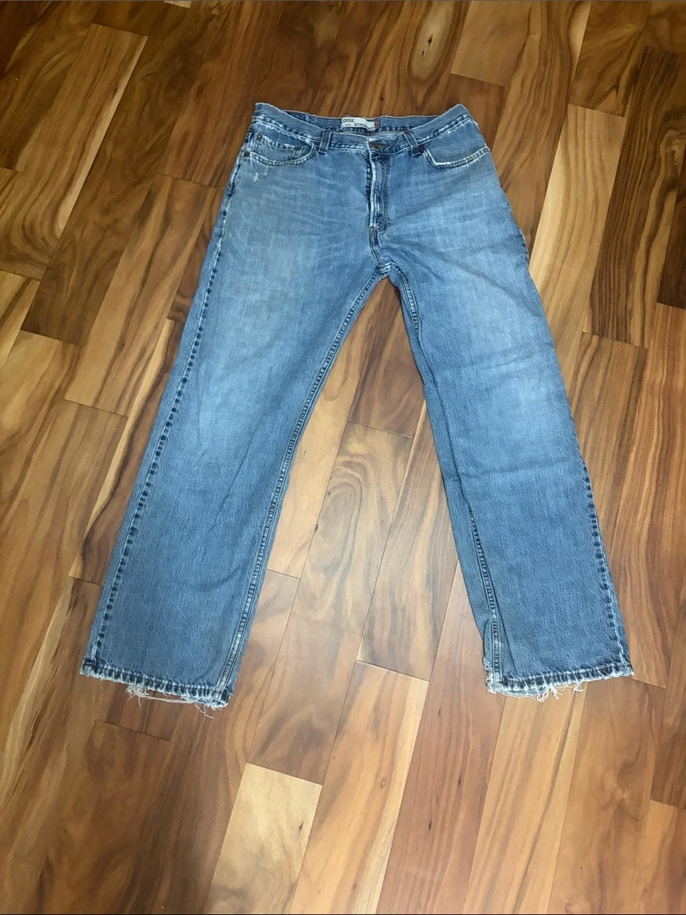 Men's Levi’s Blue Loose Straight-Leg Jeans 569 - 36x36